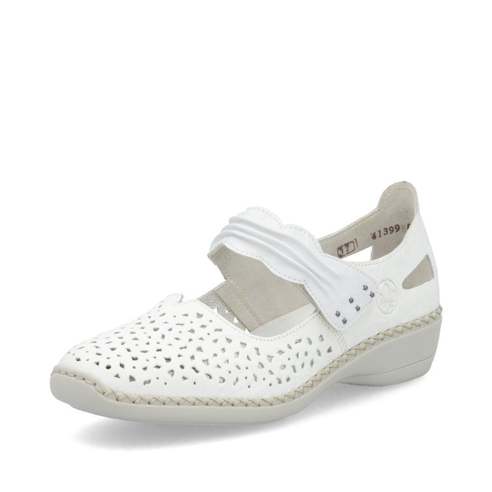 Rieker 41399-80- Blanc – Rieker Montréal