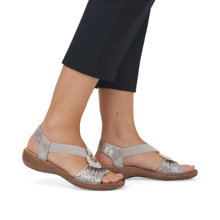 Rieker - 60880-90- Argent