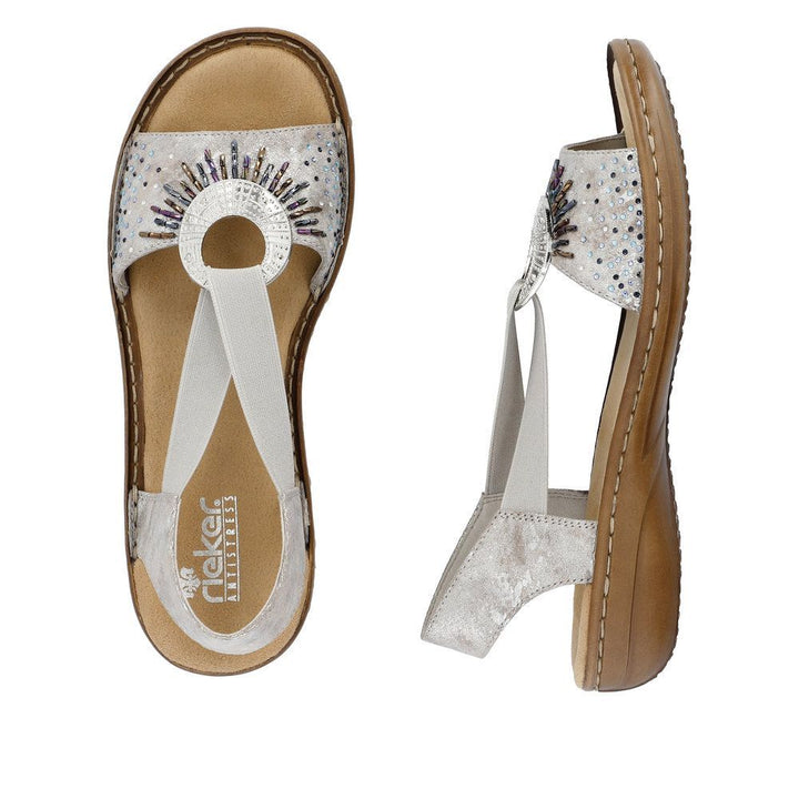 Rieker - 60880-90- Argent