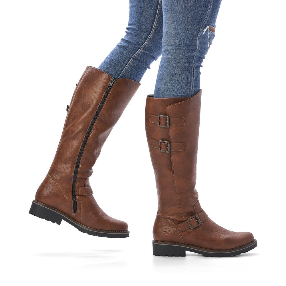 Leather Remonte Lederstiefel Remonte D0B72-22 Anatomical Leather